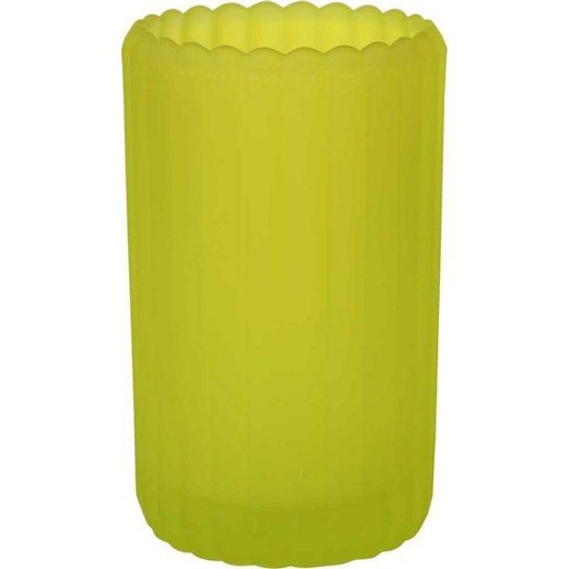 Kerzenhalter "Patio" Glas gefrostet, 125 x 75 mm (Ø innen) | 12 Stück Kiwi
