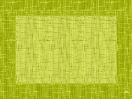 Tischsets Dunicel 30 x 40 cm, Linnea (Leinen-look mit Bordüre) | 100 Stück | Kiwi