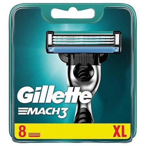 Gillette Mach3 Rasierklingen | 8er Pack