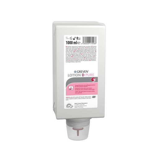 GREVEN® LOTION D pure, parfümfrei | 1-Liter-Varioflasche