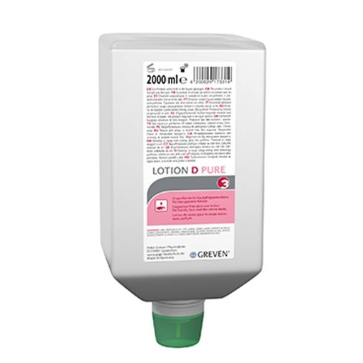 GREVEN® LOTION D pure, parfümfrei | 2-Liter-Varioflasche
