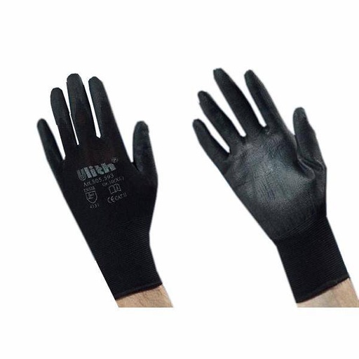 ULITH® Feinstrick-Montagehandschuh, schwarz | Größe 8 (M)