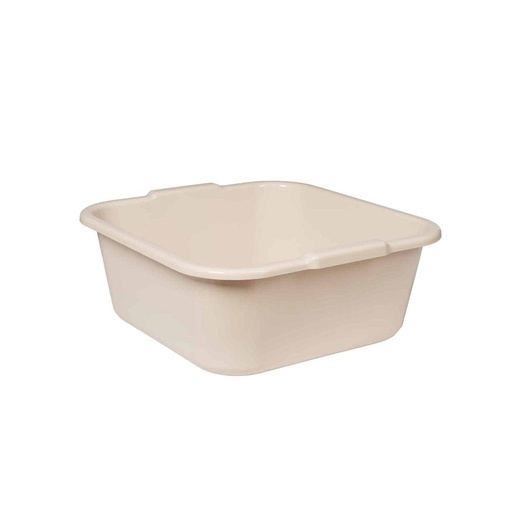 Viereckschüssel 34 x 34 x 14 cm, 10,5 Liter | creme