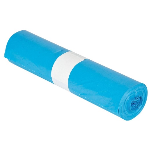 Müllsack 120 Liter, 44 µ, Typ 70, LDPE - Regenerat blau, 700 x 1100 mm | 25 Stück/Rolle