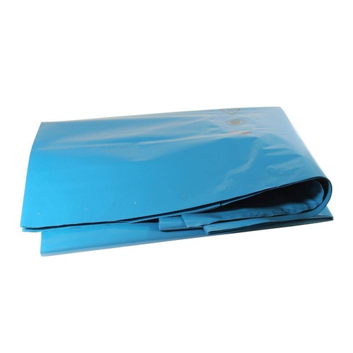 Müllsack 240 Liter, 100 µ, LDPE blau, 650 x 550 x 1350 mm | lose