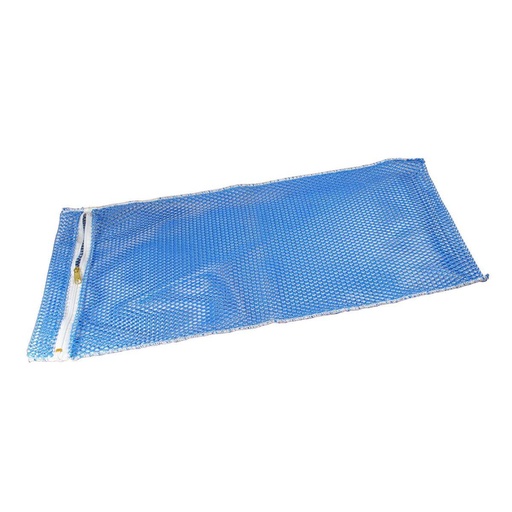 Wäschenetz PES 2 mit Reißverschluss, B 400 x 600 mm | Farbe: blau