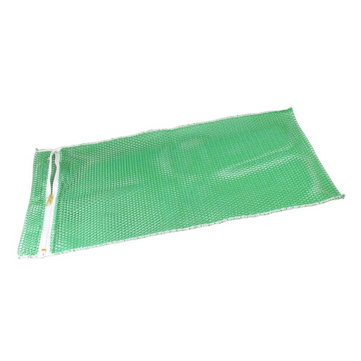 Wäschenetz PES 2 mit Reißverschluss, B 400 x 600 mm | Farbe: grün