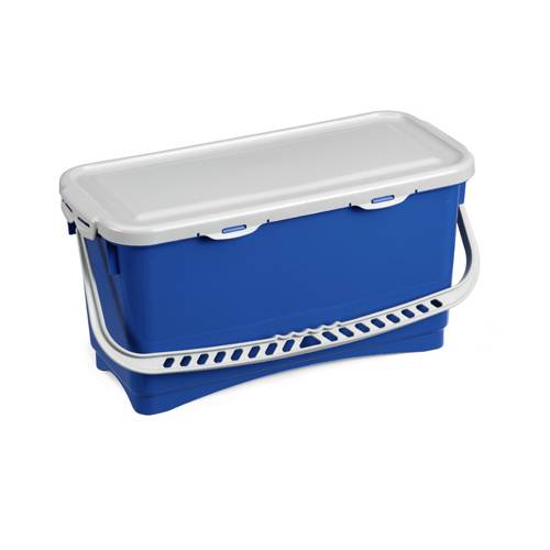 Zubehör/Ersatzteil: Moppboxsystem Eimer mit Deckel und Griff, 20 Liter | blau