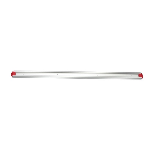 Gerätehalterschiene, 90 cm inklusive 2 farbige Endkappen | rot