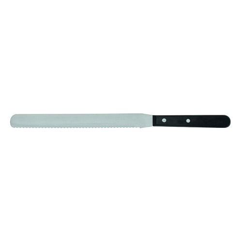 Palette mit Wellenschliff aus Edelstahl, 310 mm