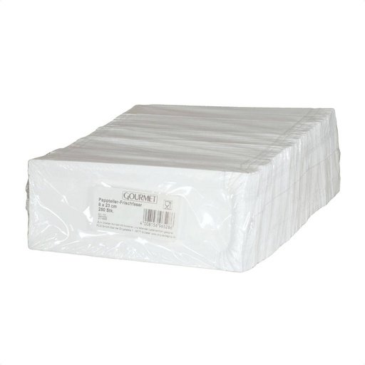 Pappteller eckig 8 x 23 cm | 250 Stück