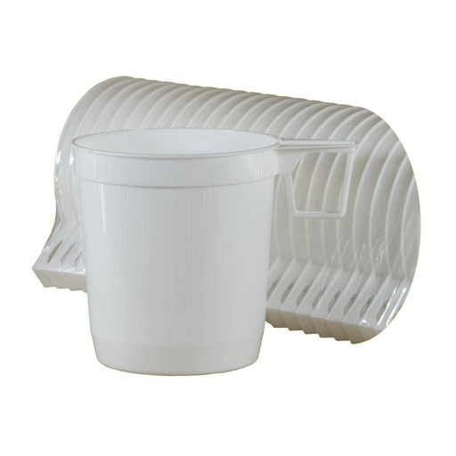 Kaffeetasse 180 ml, mit Griff, Kunststoff | 60 Stück/Rolle