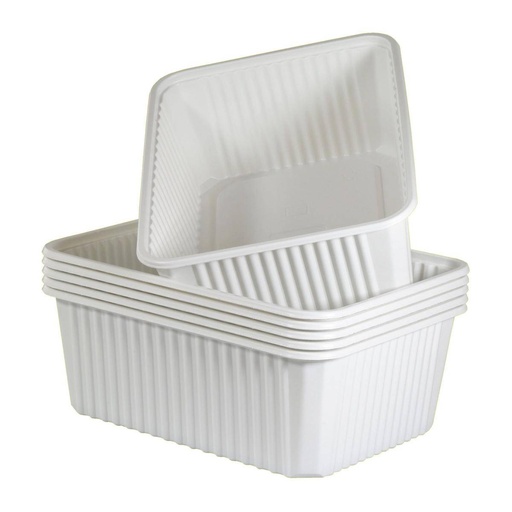 Kunststoffschale PP, 1000 ml, 180 x 133 x 66 mm weiß | 300 Stück