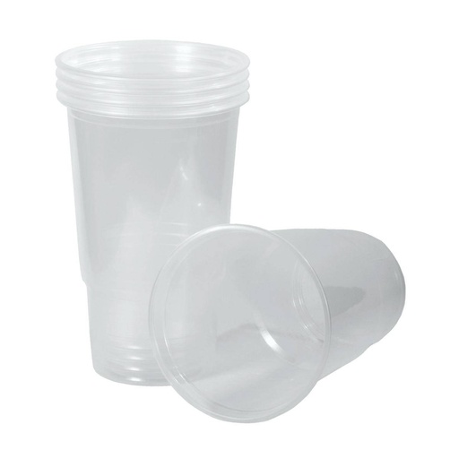 Trinkbecher PP 500 ml, transparent | 50 Stück/Rolle