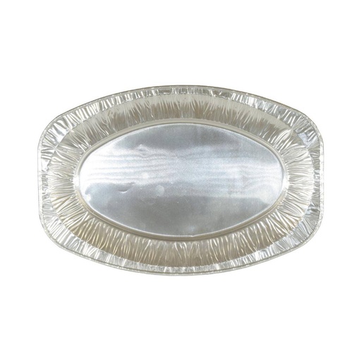 Alu-Party-Platte mittel, 430 x 286 mm, oval, Einweggeschirr