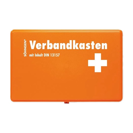 SÖHNGEN® Verbandkasten "KIEL" mit Füllung Standard DIN 13157 | Kunststoff orange