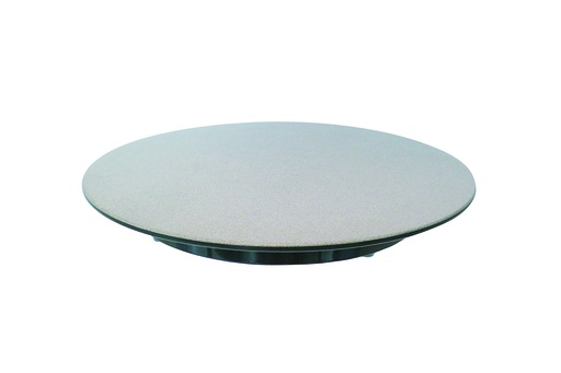 Tortenplatte aus Melamin, Ø 320 mm, silber/schwarz