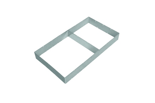 Schnittenrahmen aus Aluminium, 440 x 240 x 50 mm