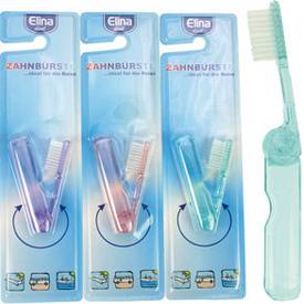 Zahnbürste Flex in transparenter Box | farbig