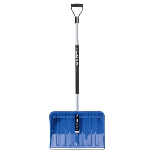 Schneeschieber 55 cm breit "Alpinus Alutape", blau | mit Alustiel und Alukante
