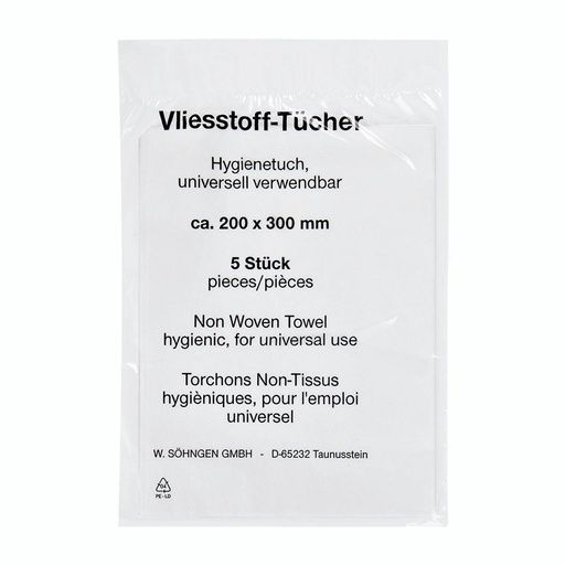 Vliesstoff-Tücher 200 x 300 mm | 5 Stück/Pack