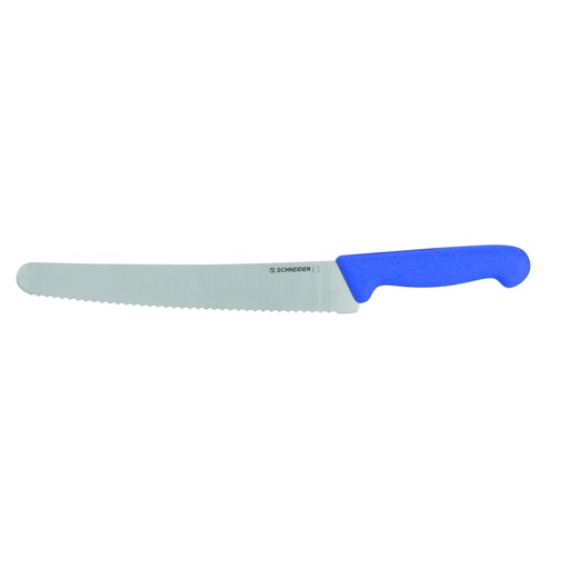 Universalmesser aus Edelstahl, 250 mm, blau