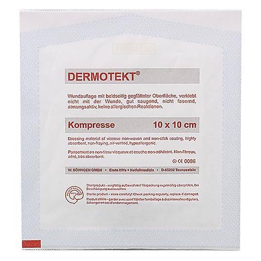 Dermotekt®Kompresse 10 x 10 cm | 2 Stück