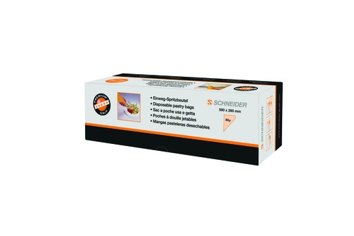 Einweg-Spritzbeutel aus PE, 590 x 280 mm, orange