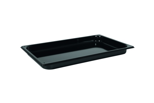 Backblech aus Stahlblech, 530 x 325 x 40 mm, schwarz
