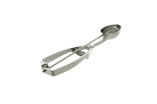Eisportionierer aus Edelstahl, oval, 1/30 l