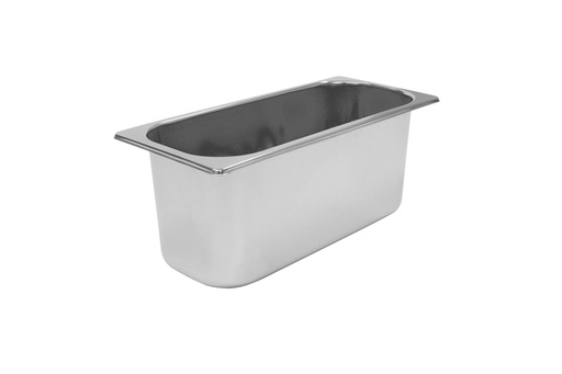Eisbehälter aus Edelstahl, 360 x 165 x 150 mm