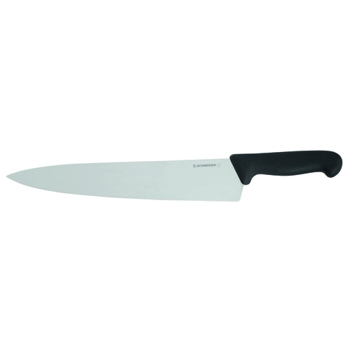 Kochmesser aus Edelstahl, 310 mm, schwarz