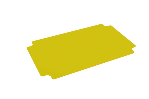 Ersatz-Schneidebrett aus Hochdruck-Polyethylen, 530 x 325 mm, gelb