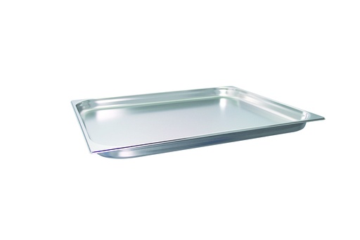 GN 2/1 Behälter aus Edelstahl, 650 × 530 mm, 40 mm