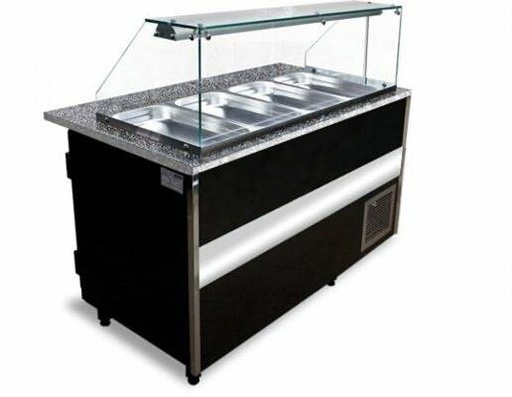 Salatvitrine Gastroline mit 726 Liter Volumen | 2500x800x850  mm