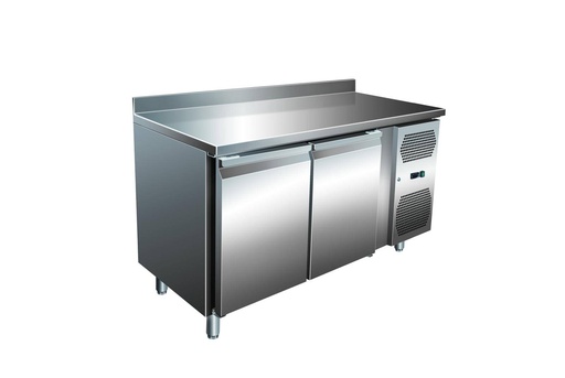 VIP Kühltisch mit 2 Türen und Aufkantung -2 bis +8°C 1.360x700x960 mm
