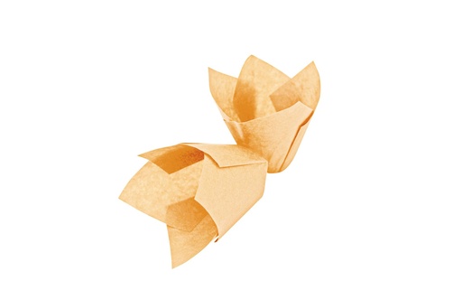 Muffinform Tulpe aus Zellulosepapier, Ø 50 mm, orange, 1000 Stück