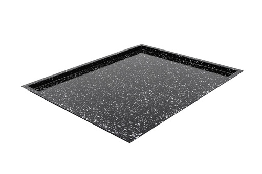 Backblech GN 2/1, Granit-Emaille, 650 x 530 x 20 mm