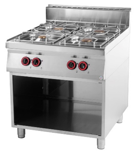 Thermik Serie 900 I Gasherd mit Unterbau I SP-90/80G