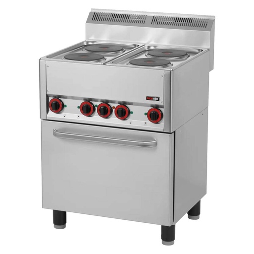 Thermik Serie 600 I Elektroherd mit Elektrobackofen I SPT-60ELS