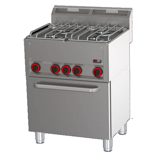 Thermik Serie 600 I Gasherd mit Elektrobackofen I SPT-60GL