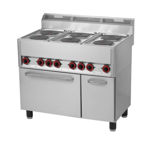 Thermik Serie 600 I Elektroherd mit Elektrobackofen I SPT-90ELS