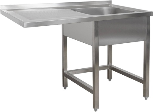 Spülzentrum 1200 x 700 x 850 mm 1 Becken rechts, ohne Grundboden      700 mm Tiefe