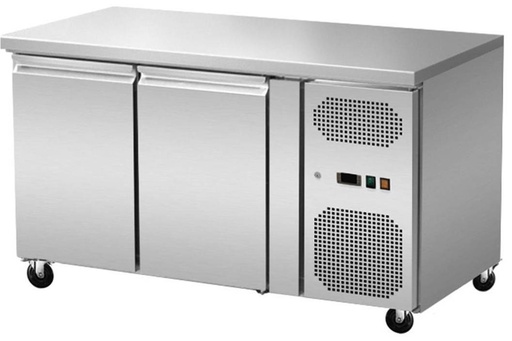 TIEFKÜHLTISCH  MIT ROLLEN 2 MODULE     B x T x H   1.360 x 700 x 860 mm  |  260 L