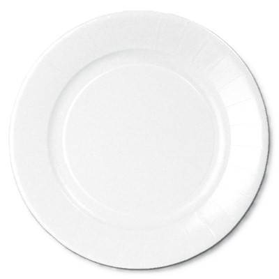 Pappteller rund 28 cm, Grillteller beschichtet | 50 Stück