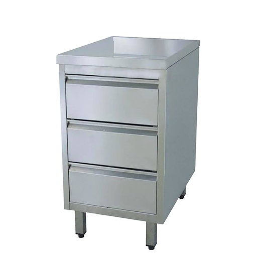 Schubladenschrank mit 3 Schubladen, 400 x 600 mm