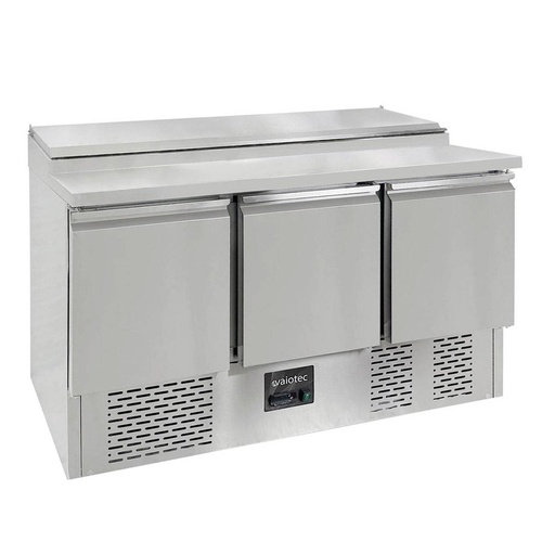 Zubereitungstisch Mini / 3-fach für 7x GN 1/3, 1365 x 700 mm