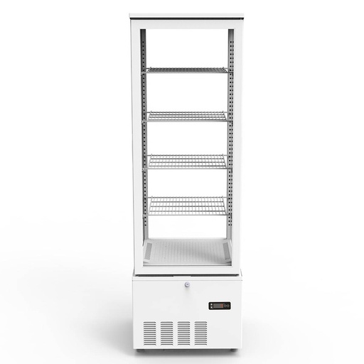 TOPLINE Kühlvitrine 4-fach / 237 Liter "weiß", 515 x 553 mm