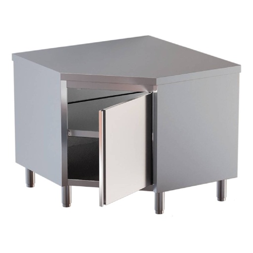 TOPLINE Eckarbeitsschrank / Flügeltür, 900 x 900 mm
