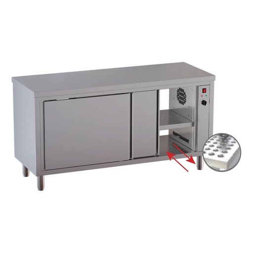 TOPLINE Wärmeschrank / Schiebetür zur Durchreiche, 1200 x 600 mm